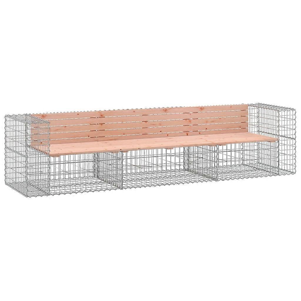 مقعد حديقة تصميم التراب 287X71x65.5 سم مقاعد فناء دوغلاس من الخشب الصلب