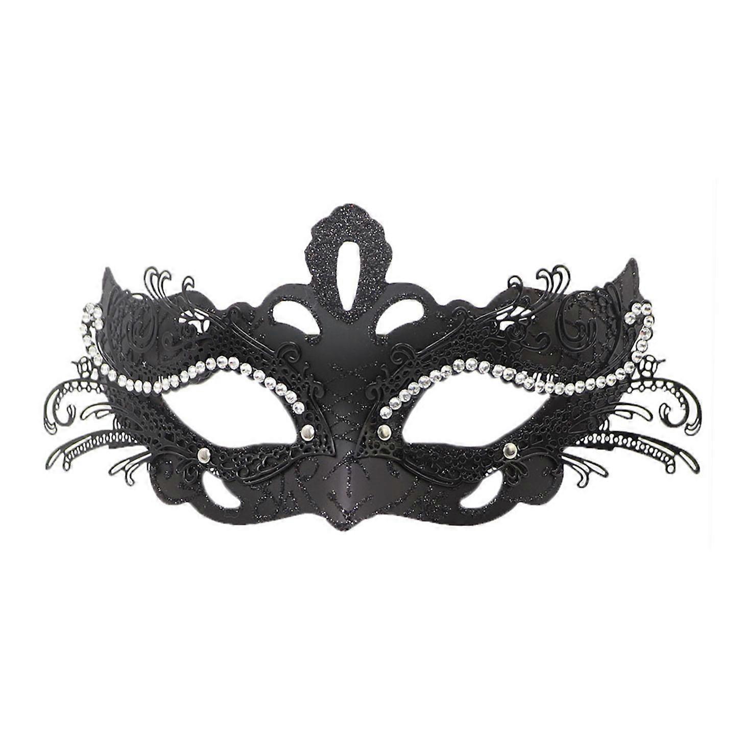 High-Grade Metal Masquerade Mask Halloween Carnival Easter Show Mask