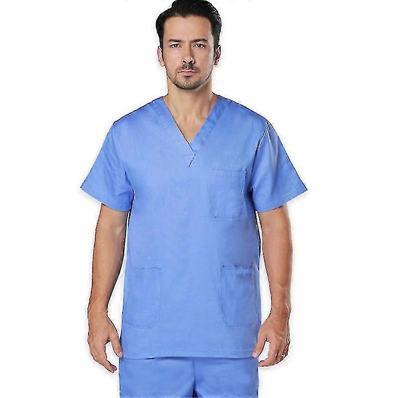 Τρίβει Ιατρική Στολή Mens Scrub Set Ιατρική Scrubs Τοπ Και Παντελόνι