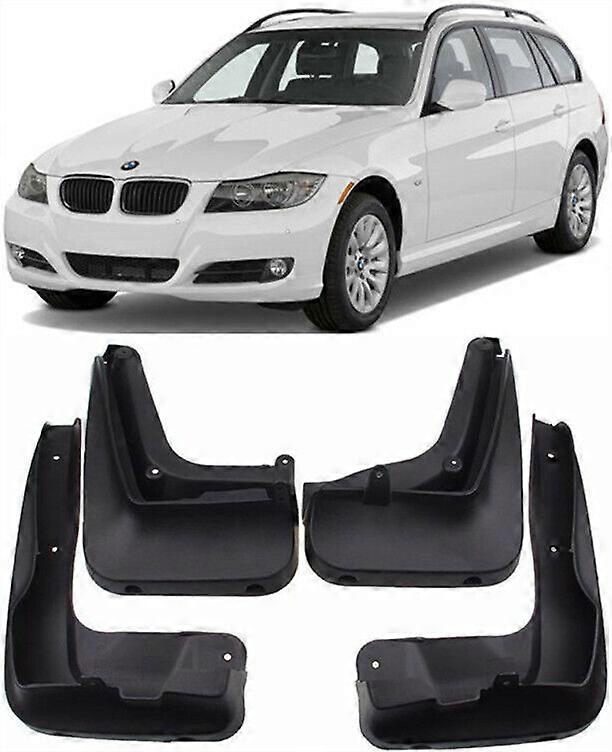 High qualityGenuine Front & Rear Splash Guards Mud Flaps FOR 2008-2011 BMW 3 Series E90 E91