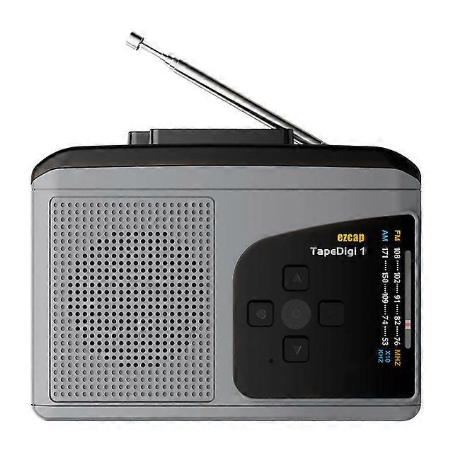 Ezcap Portable Cassette Player with AM/FM Radio,Cassette to MP3 Converter save in Micro SD Card Sound Recorder Built-in Speaker