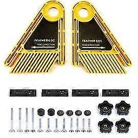 2x Featherboards Spring Loc Board pour scies  table et tables de toupie Outils de cl?ture Joints 