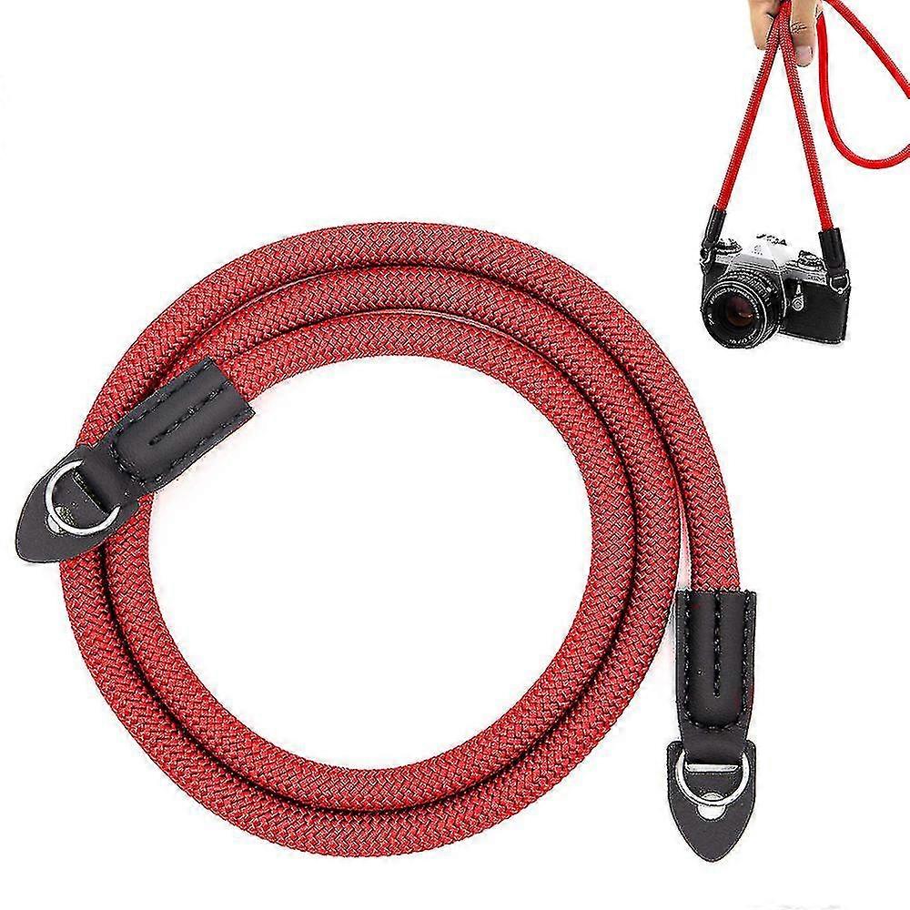 Camera Strap Vintage 105cm Nylon Climbing Rope Camera Neck Shoulder Strap For Micro Single And Dslr Camera