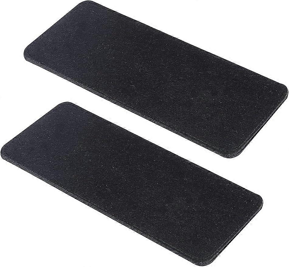 12x5" Black Felt Base Shaper 2pcs Bag Bottom Shaper Pad Arc Corner Bag Liner Board Insert