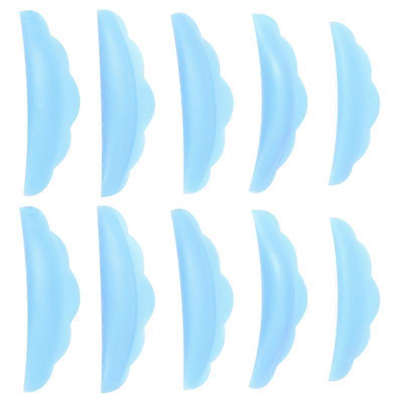 5 pairs of eyelash perm gaskets assist devices eyelashes grafting gaskets silicone eye pasters reusable eyelashes extension gasket fake eyelashes aid
