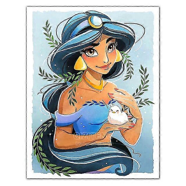 ديزني حورية البحر الجنية الأميرة جولة كاملة الماس 5D DIY Ab الماس اللوحة الكرتون الخيال التطريز الصليب غرزة الخرز هدية