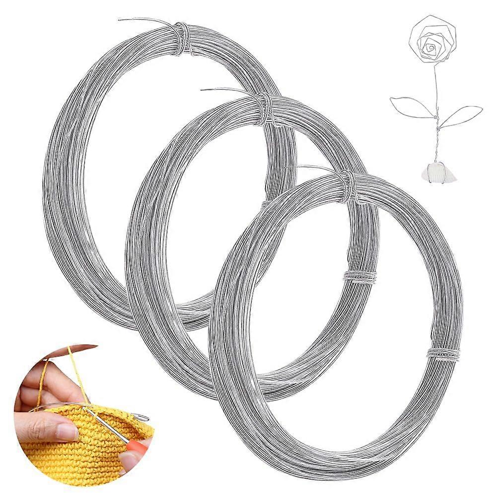PVC Covered Iron Craft Wire 18 Gauge Bendable Metal Wire for Jewelry Making Sculpting Floral Making Wreath Making Crafting Wire Wrapping (196.9FT(60m)