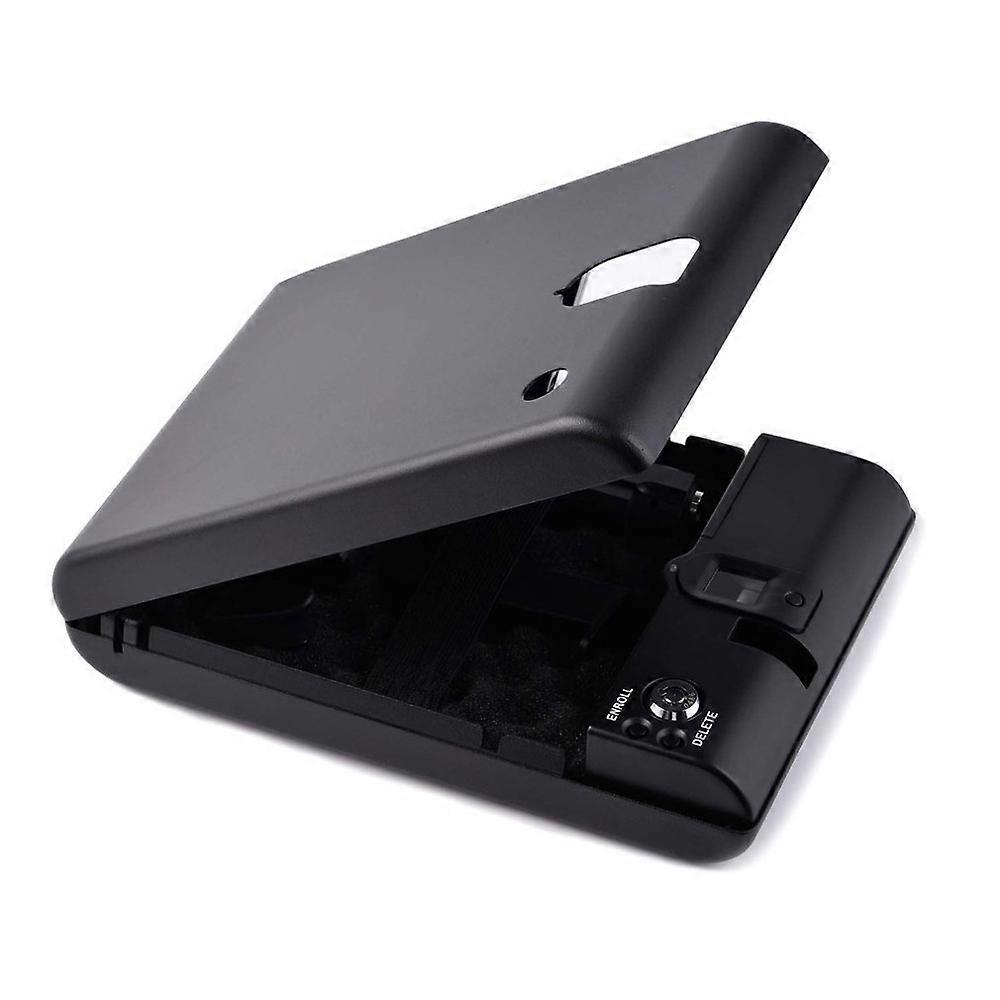 Fingerprint Safe Box Gun Safes Mini Solid Steel Security Gun Key Valuables Jewelry Box Security Keybox Stronge box Strongbox