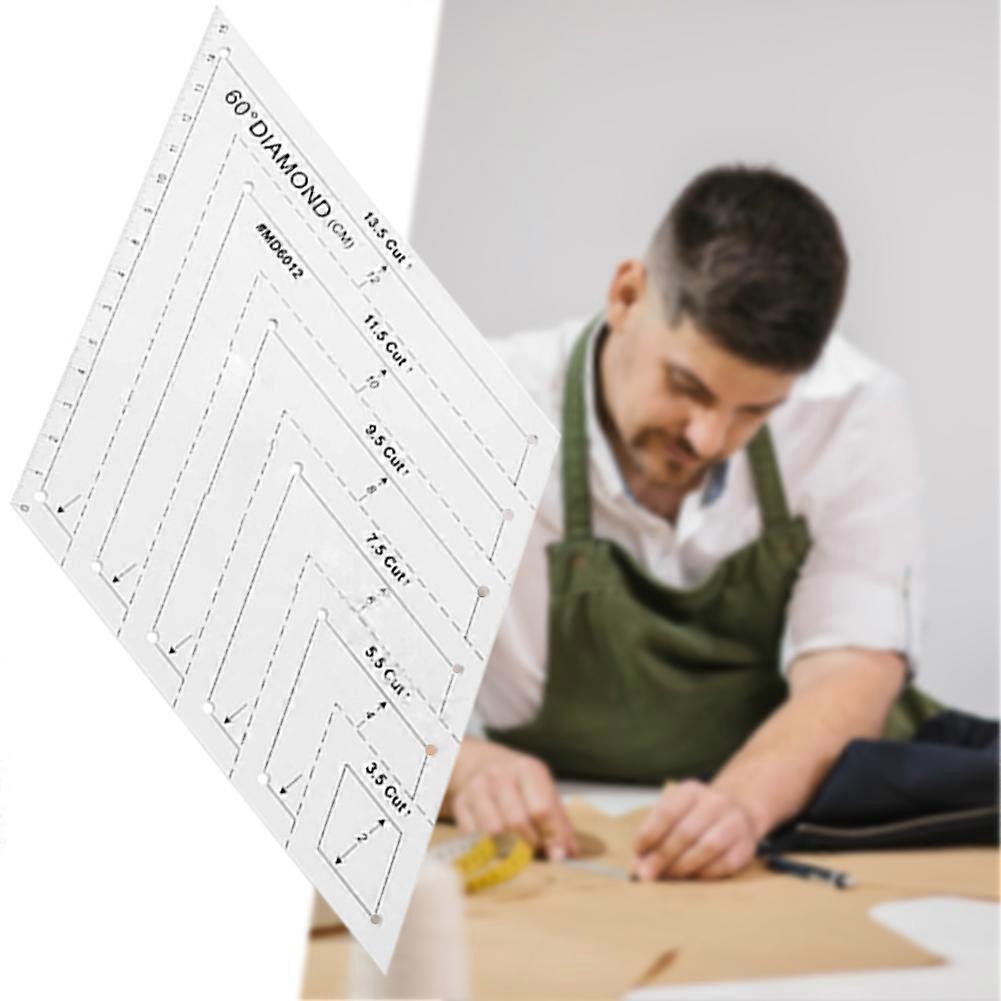 4pcs Quilting Ruler Multipurpose Sewing Tool for Household