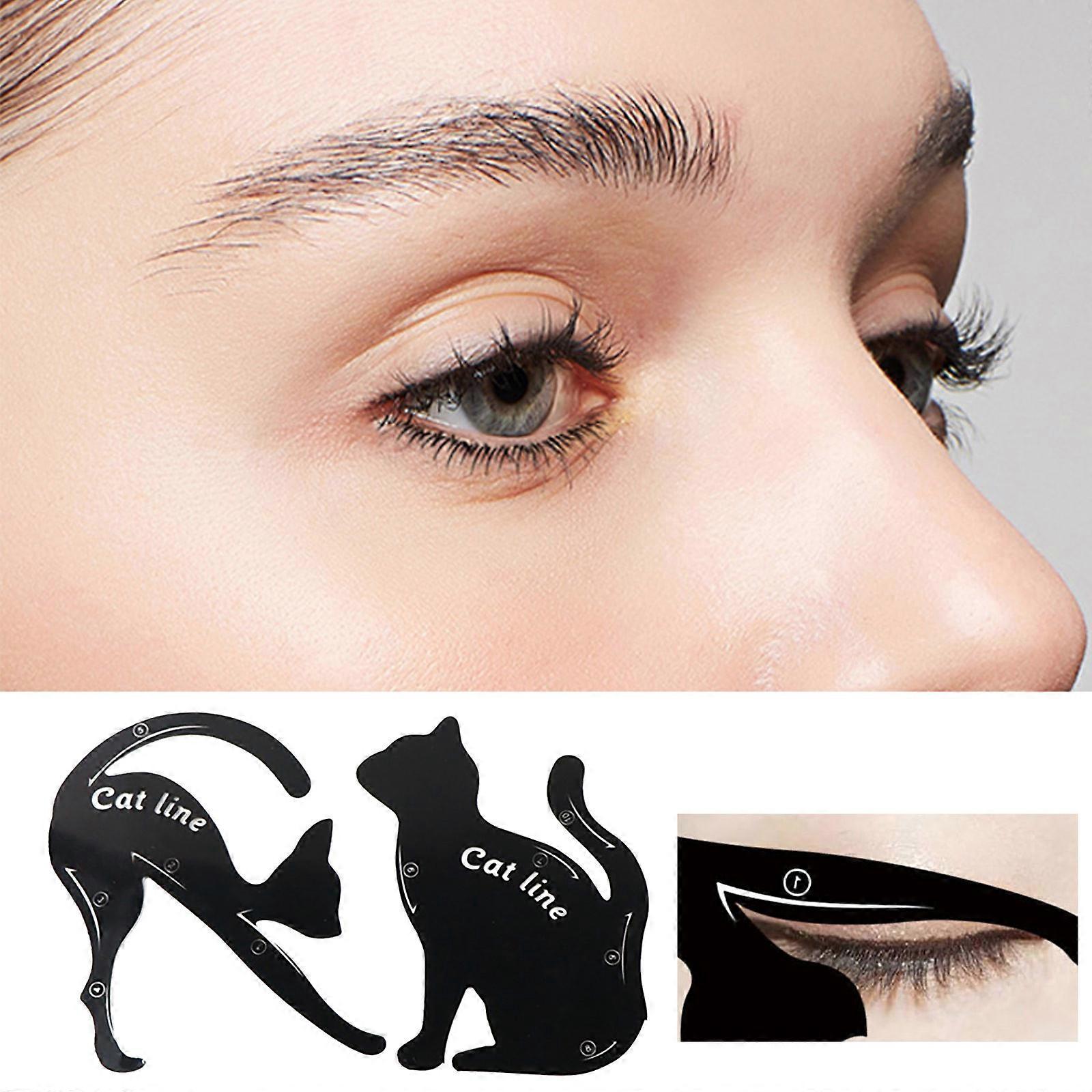 Eye Card Multi-function Eye Makeup Template Eye Shadow Eyeliner Makeup Tool Cosmetic Sets FLY4850