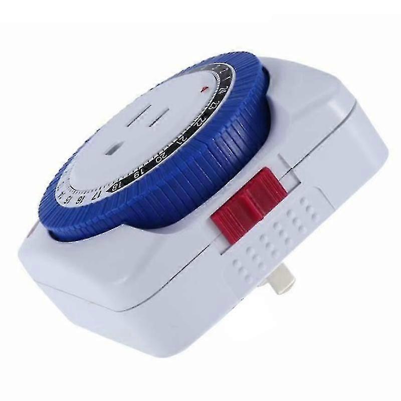 24 Hours Mechanical Timer Socket Switch Electrical Wall Ac Outlet Timer Home Use
