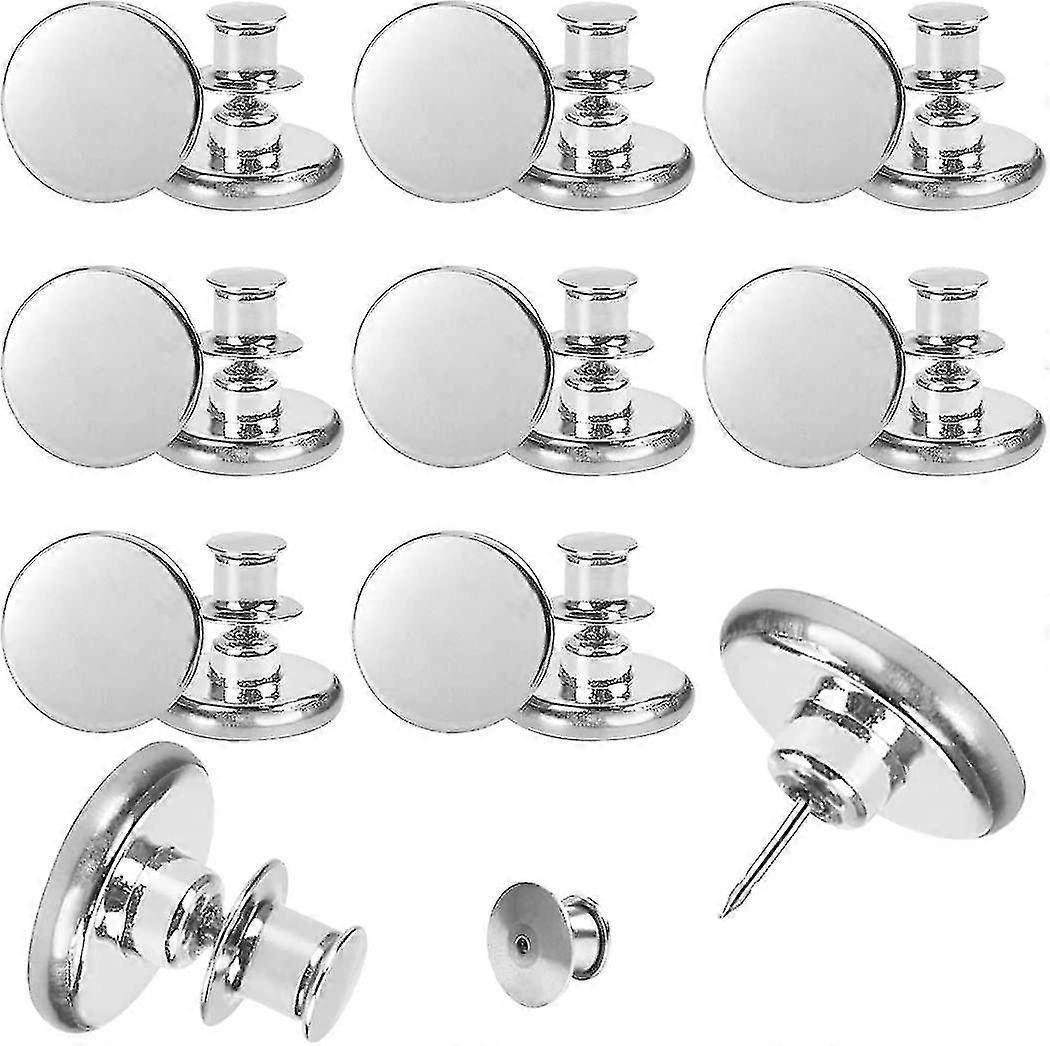12 Adjustable Denim Buttons - Instant Pants Buttons - Removable
