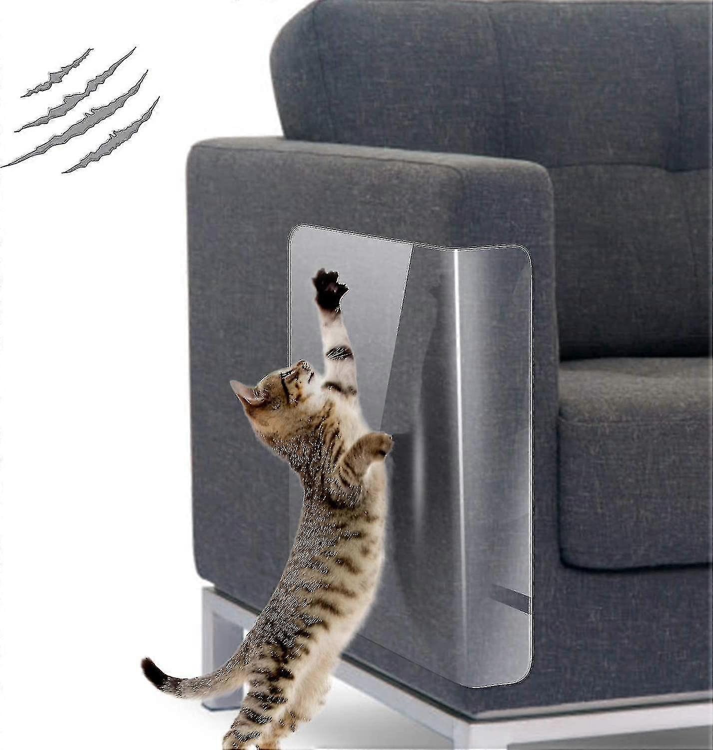 Scratch Protector, 10 Packs X-large Cat Sofa Guard For Upholstered Furniture, Self-adhesive Scratch Deterrent Pad For Couch, Sofa, Chair
