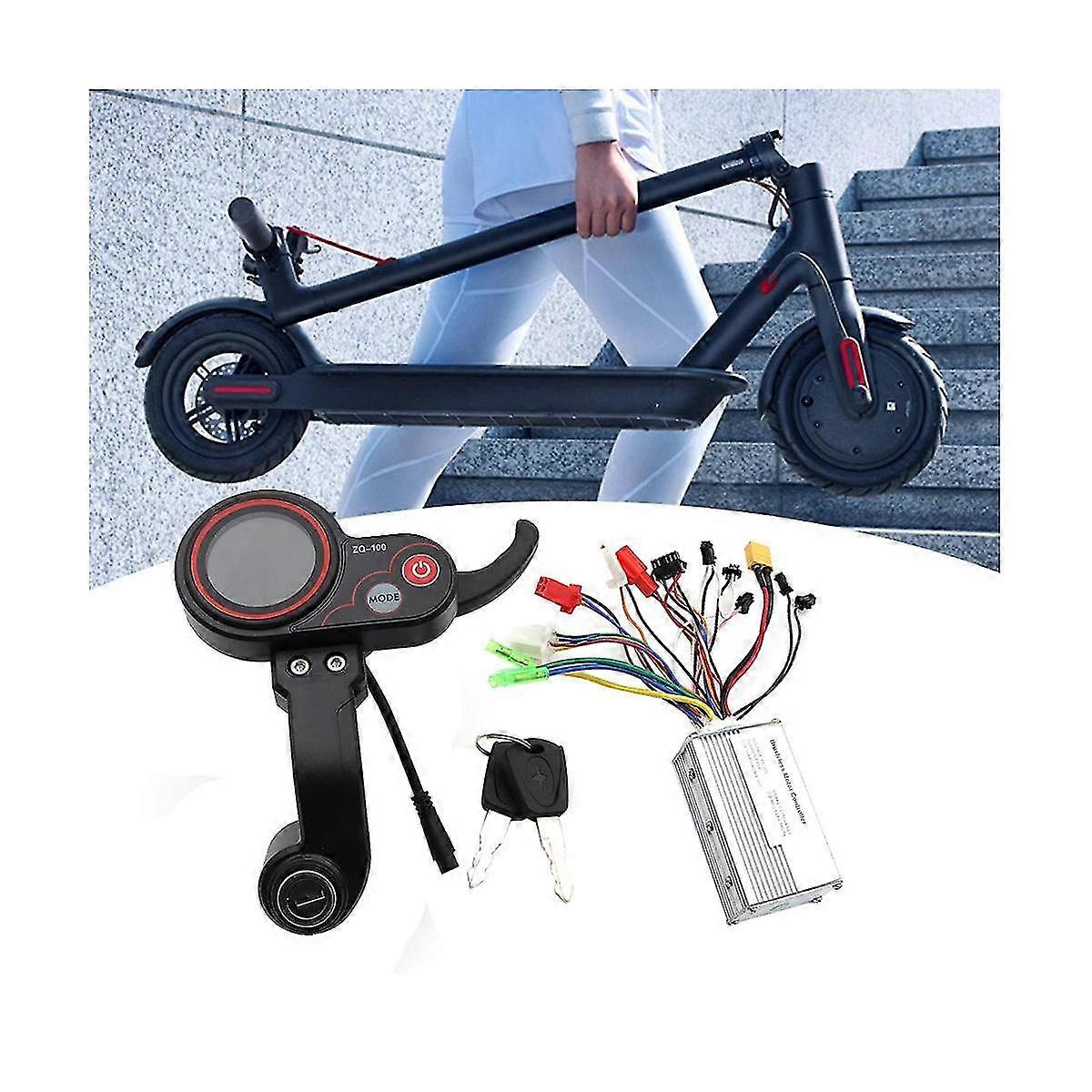 36v +zq-100 Meter With Key Speed Adjable Electric Scooter Meter 6 Pin Display