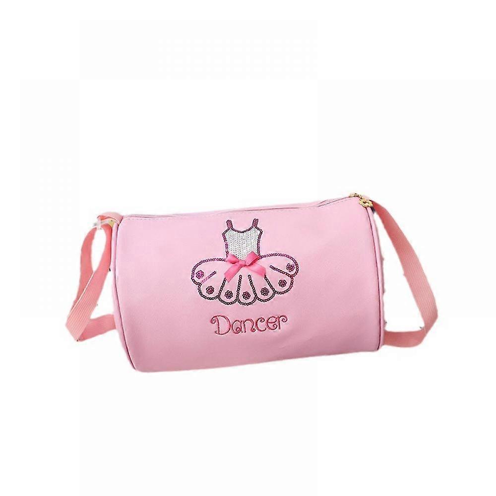 Cute Ballet Dance Backpack Tutu Dance Bag (Pink Circle Skirt)