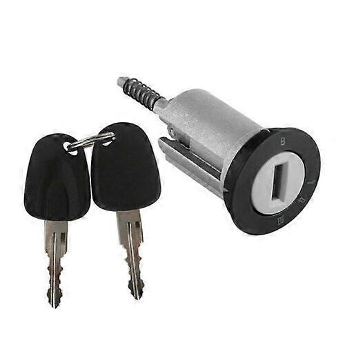 Key Lock,Ignition Switch Car Cylinder Lock Assembly Switch with 2 Keys