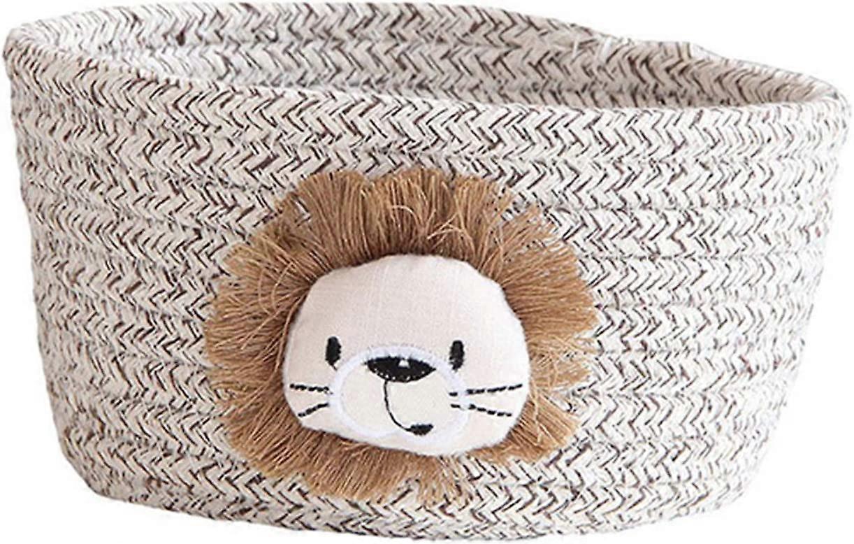 Cotton Rope Storage Baskets,Brown