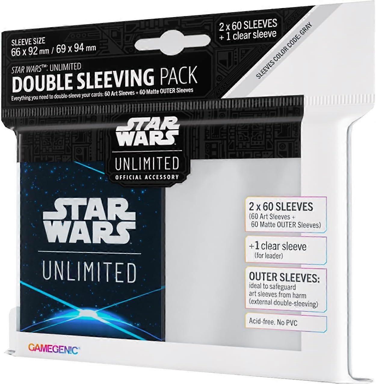Gamegenic Star Wars Unlimited Double Sleeving Pack - Space Blue
