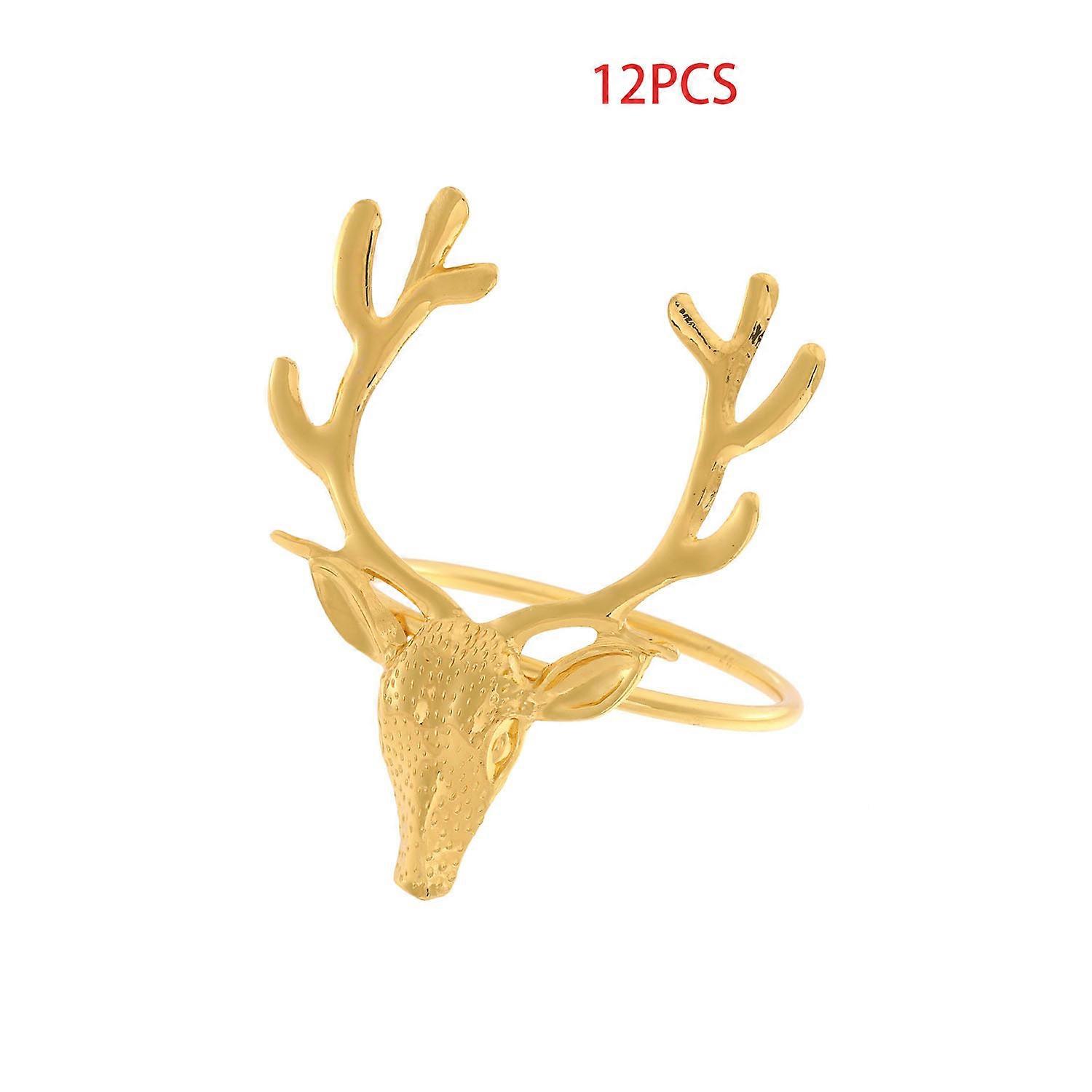 Pack of 12 moose napkin buttons