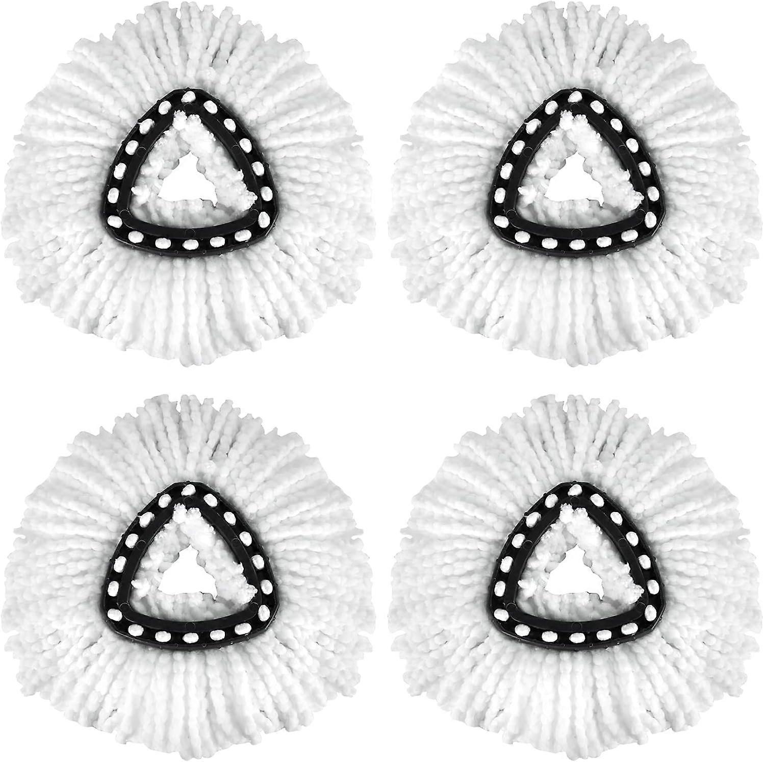 4 Pack Spin Mop Refill - Mop Replace Head, Microfiber Spin Mop Refills, Mop Head Replacements Easy Cleaning Floor Spinning Heads Mop, Spin Mop Head R