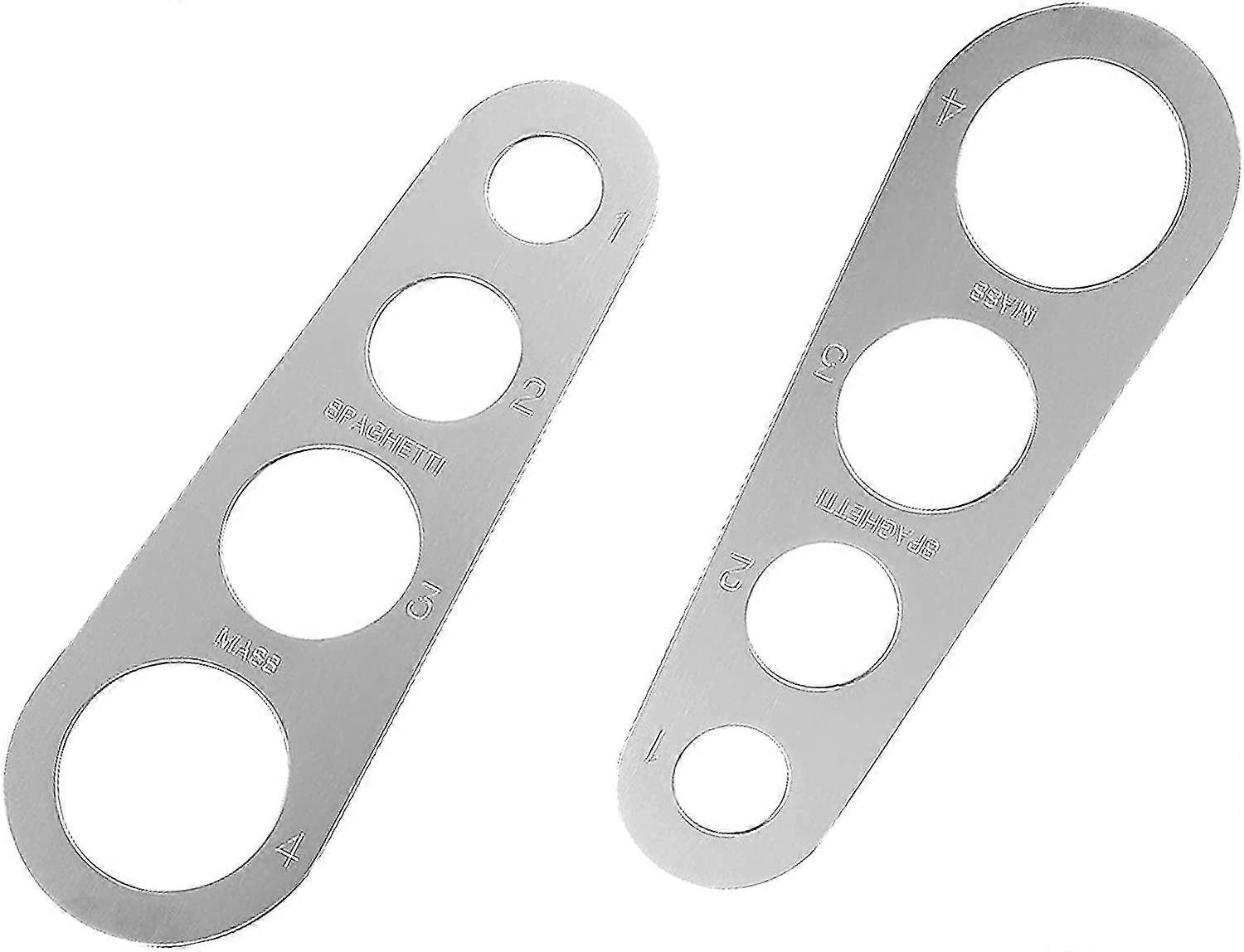 2 Pcs Stainless Steel Spaghetti Measuring Tool, Spaghetti Measures, Practical