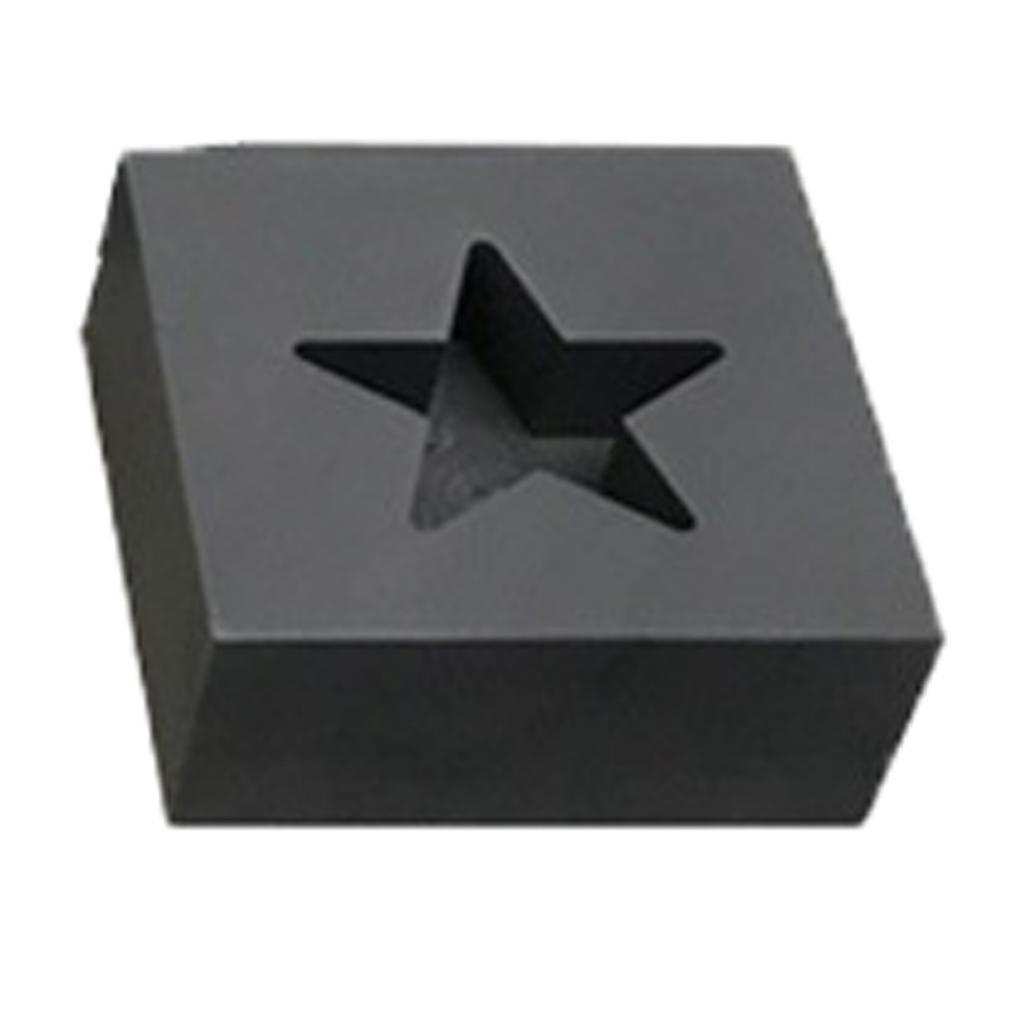 Gold High Density Graphite Mold Multi-Shape DIY Tools 5-6ml Five Star