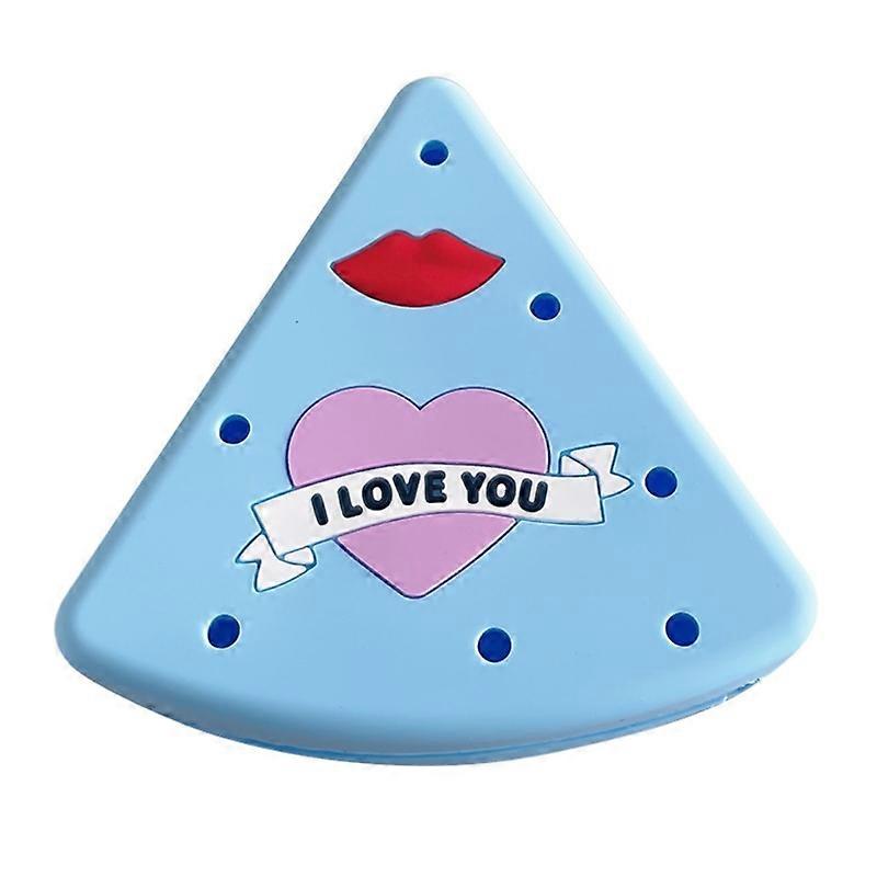 Powder Makeup Puff Holder,Silicone Powder Puff Case,Breathable Cheese Shape