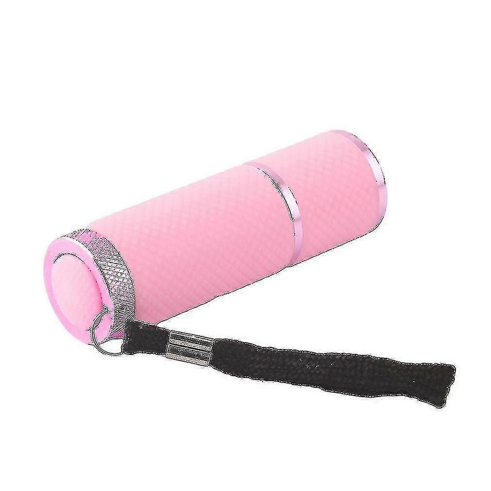 Uv Gel Curing Lamp Portability Nail Dryer 9 Led Flashlight