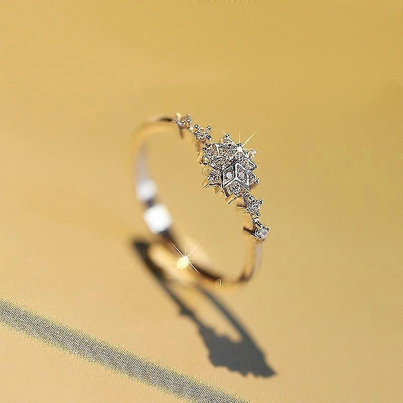 Kvinnor Blomma Snöflinga Ring
