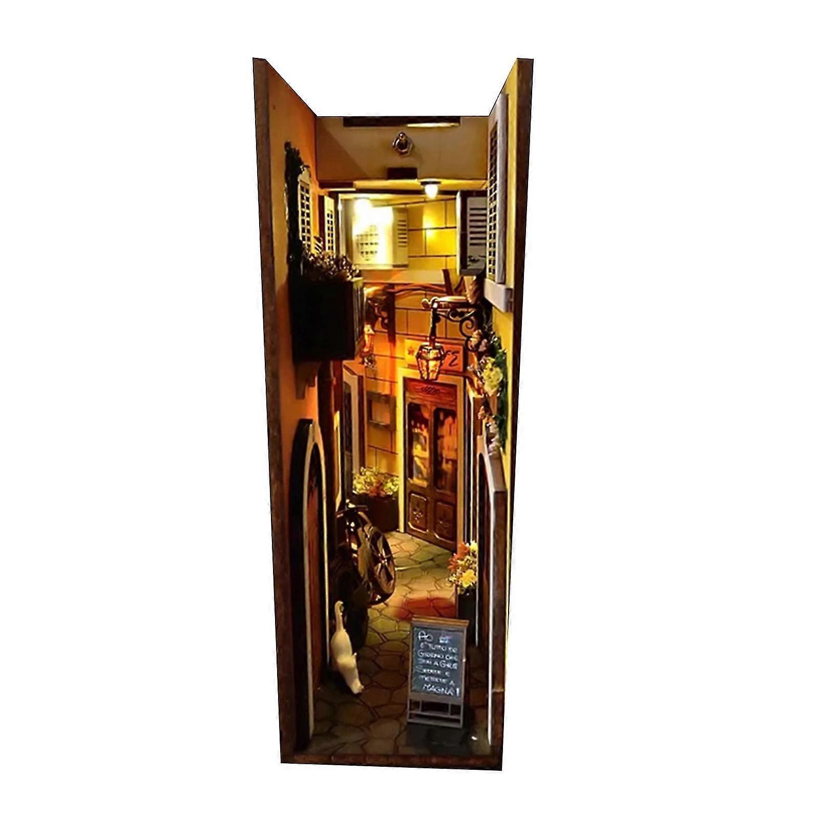 Medieval Bookshelf Insert Box Bookend Desk Organizer Anti-Slip Bookshelf Decorating Home Office