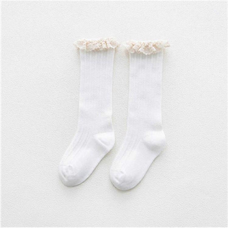 6 زوج / الكثير جميع الموسم الأطفال الصغار منتصف أنبوب جورب الفتيات طفل الجاكار لينة القطن الأربطة الأطفال الأميرة الرقص الجوارب