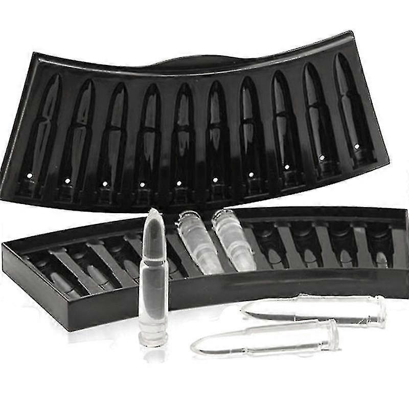Vemix 3d silicona ice cube molde, bullet ice cubes, cake candy tools, 1 molde artesanal