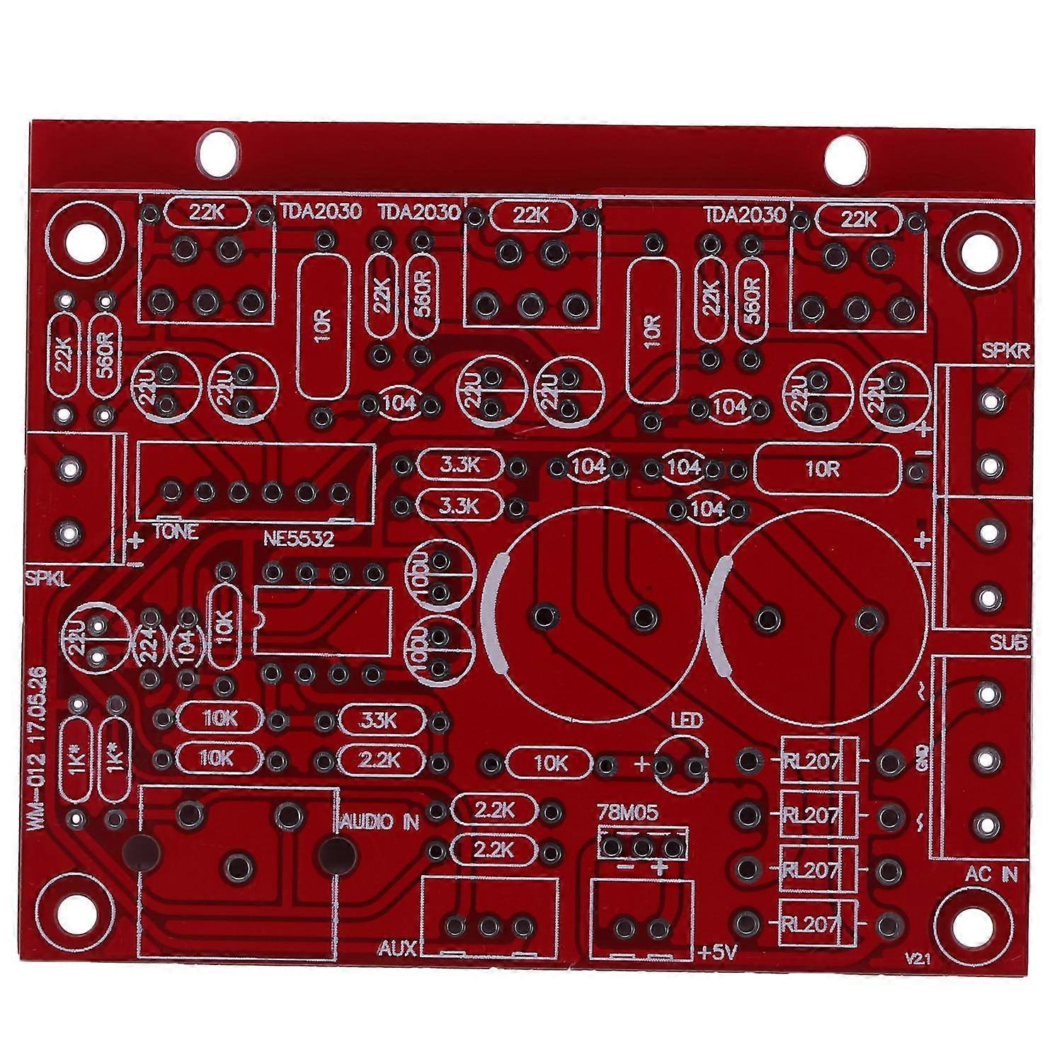 Tda2030A 2.1 Super Bass 2.1 Subwoofer Amplifier Board Three-Channel Speaker Audio Amplifier Board