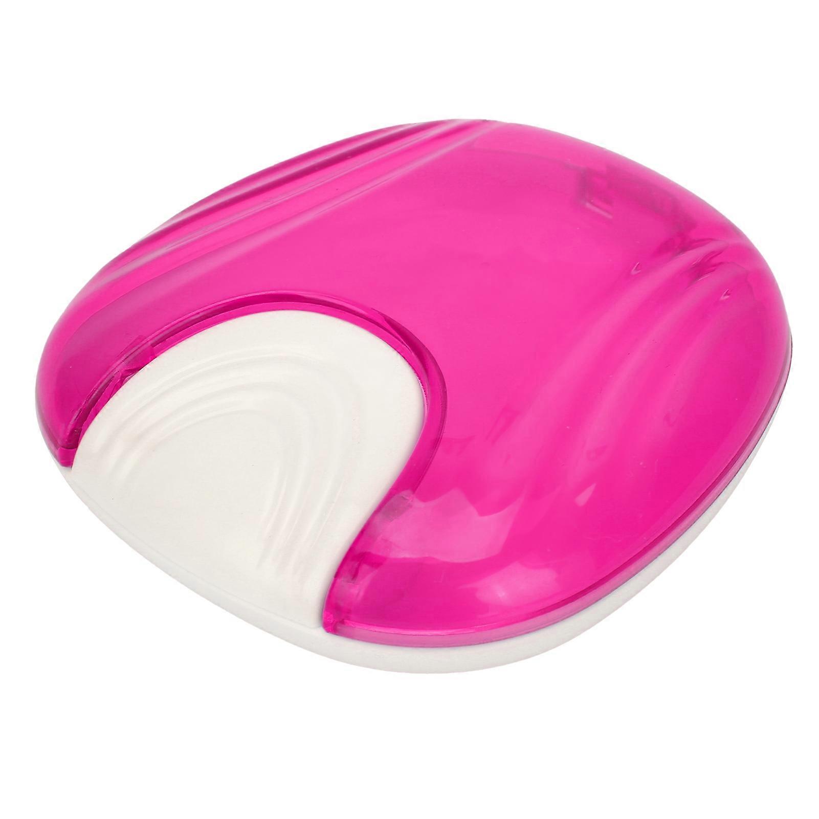 Orthodontic Retainer Case Portable Denture Storage Box Durable Tooth Container Purple