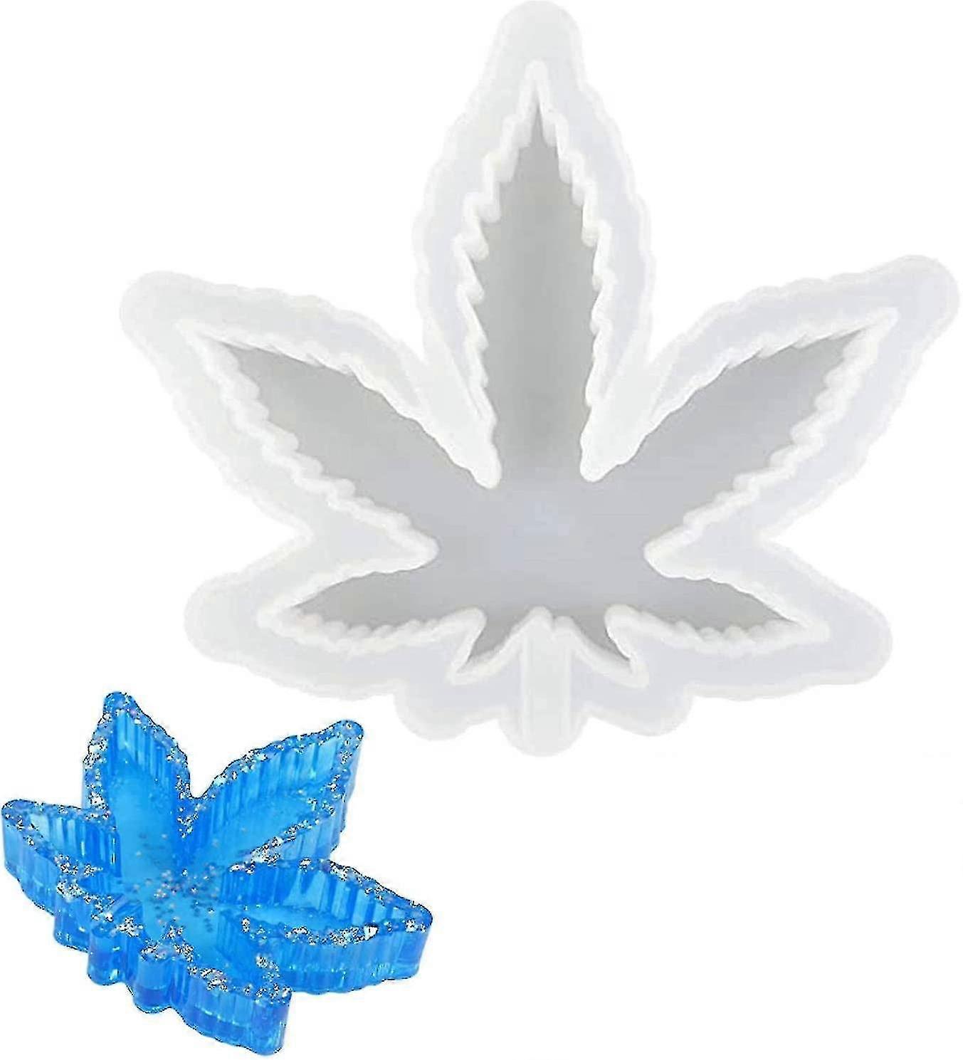 Maple Leaf Shaped Ashtray Mold,handmade,uv Silicone Epoxy Resin Mold Compatible With Home Decor PXCL