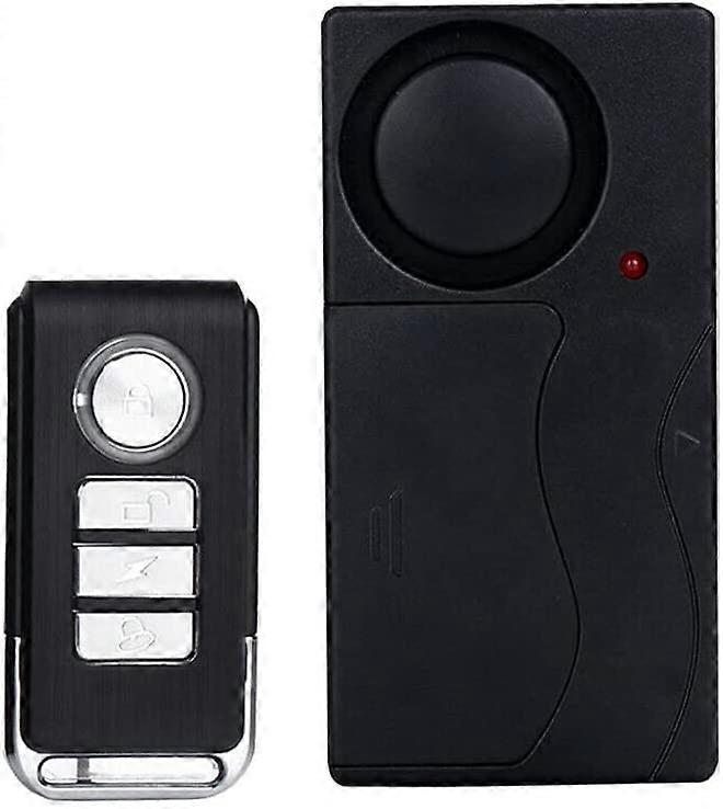 Wireless Alarm Lock Bike Bicycle Security System W/Remote Control Anti-Theft