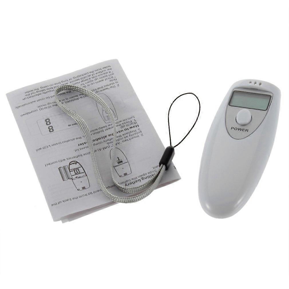 Alcohol Tester Mini LCD Digital Display Alcohol Breath Analyzer Breathalyzer Test Testing AT-6387 Professional easy use