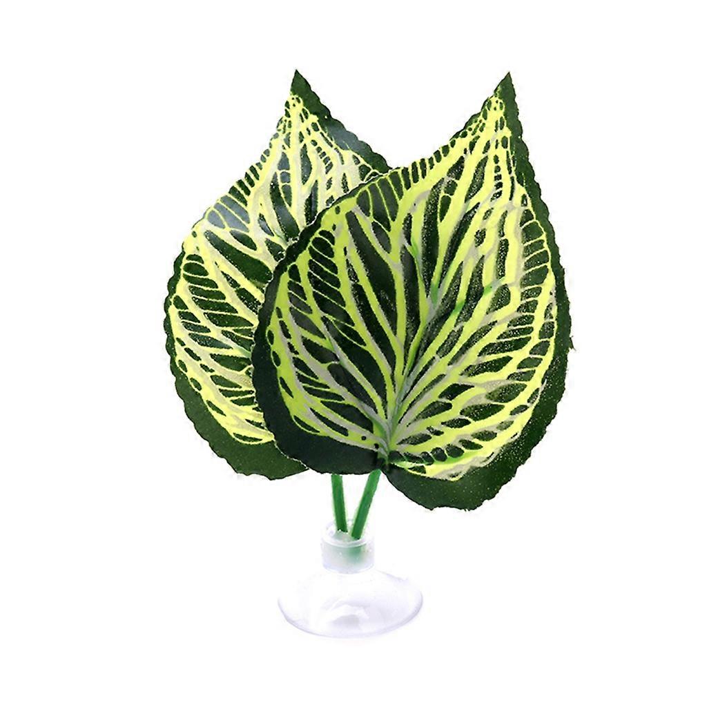 Betta Fish Leaf Bed Simulation Leaf Hammock Natural Habitat Fishtank Spawning Grounds Suction Cup Leaf Pad Resting Bed