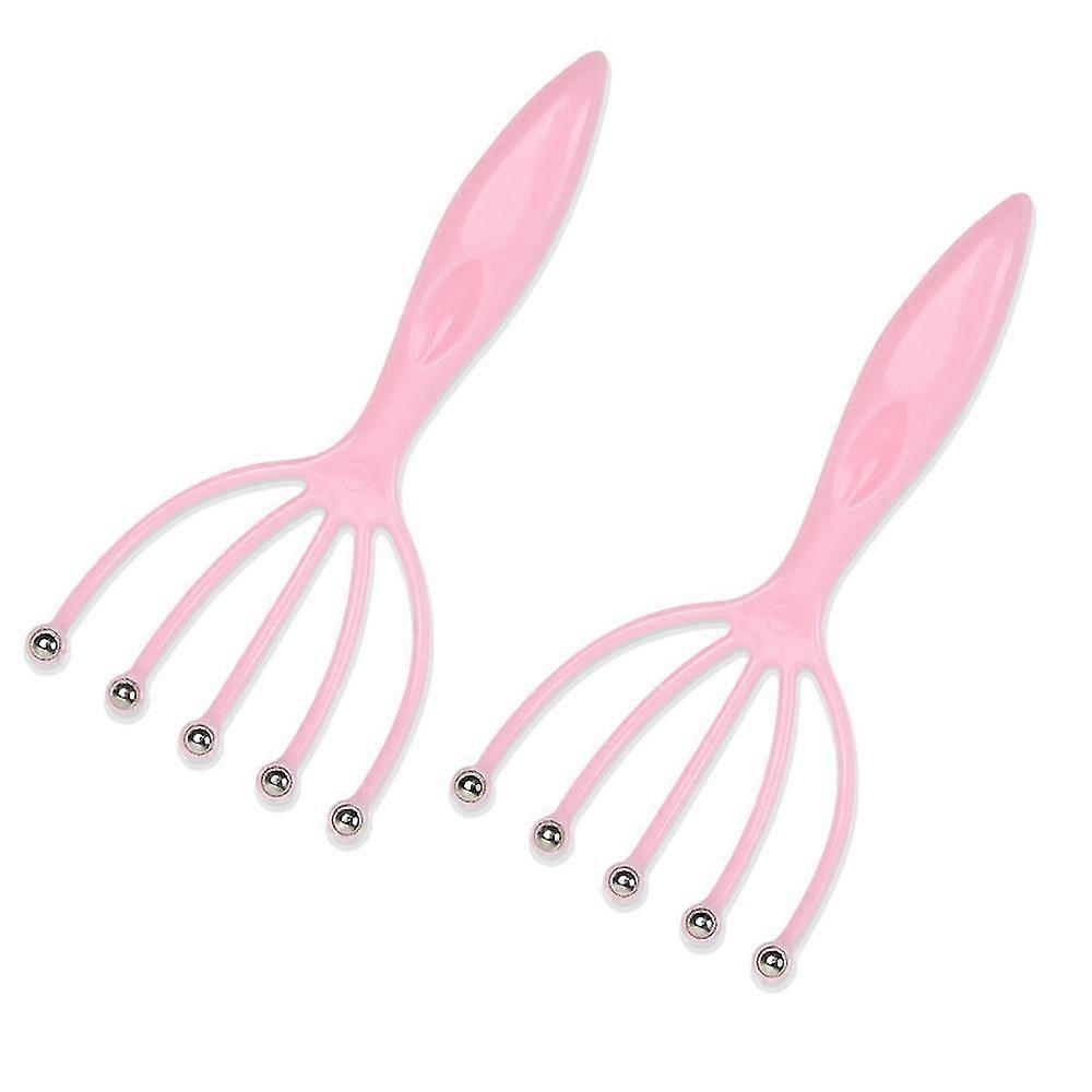 Scalp Massager Handheld SPA Stress Relief Head Massager Easy Carry to Promote Blood Crculation's Head Scratcher