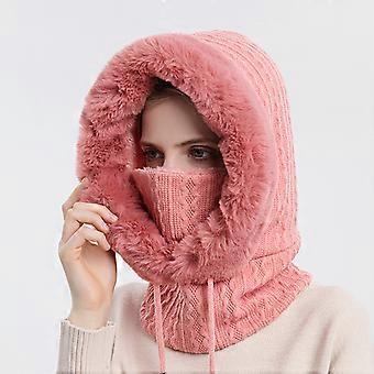 Generico Cappuccio da incasso Cappello caldo invernale Resistente al freddo Resistente al freddo Outdoor Donne Coperture Polvere per la pelle