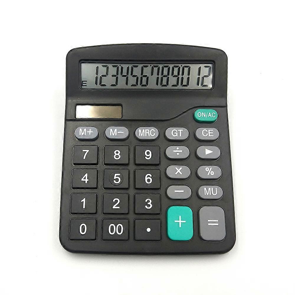 Dww-Calculatrice de bureau 12 chiffres fonction standard 1 pice Calculatrice Calculatrice standard Calculatrice portable