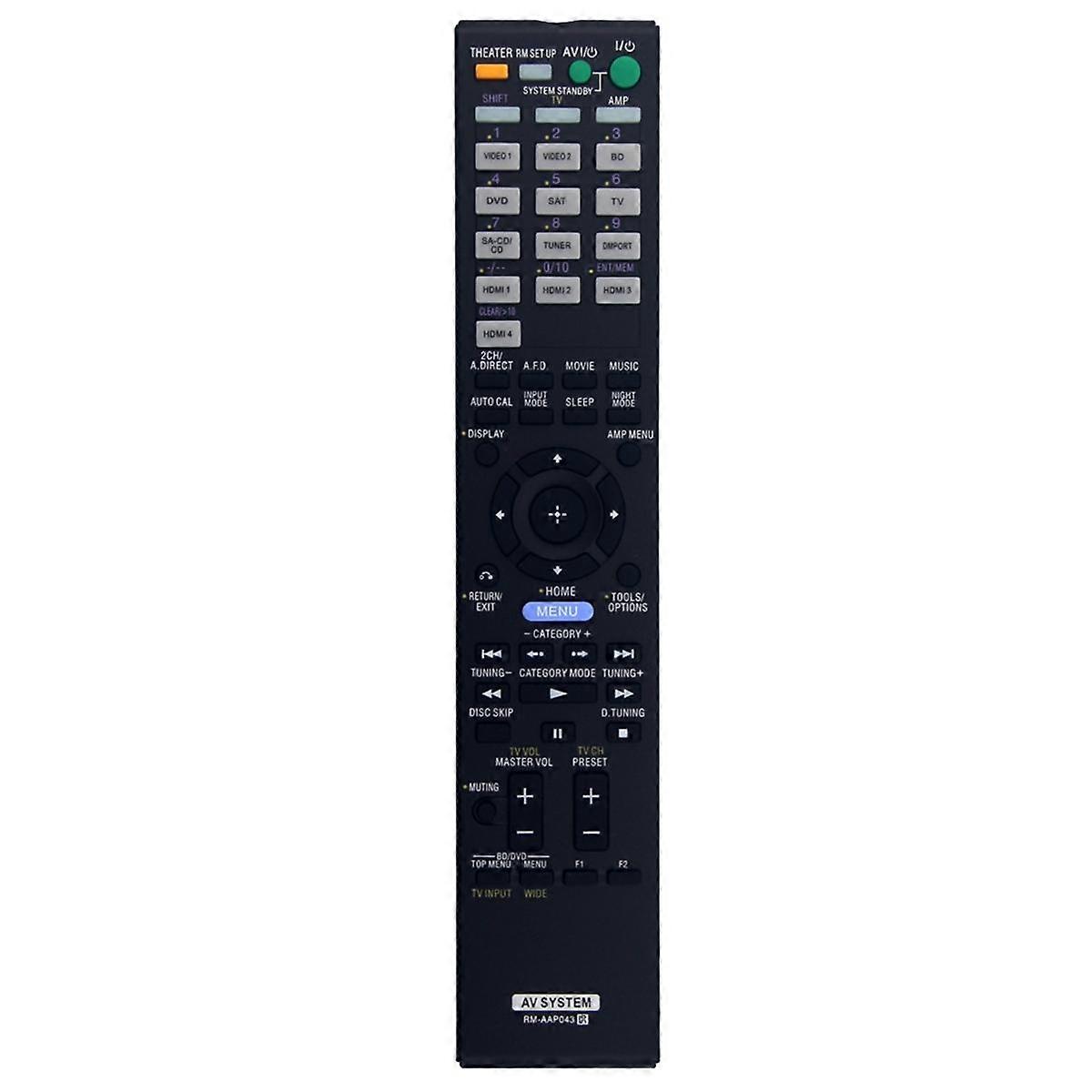 -AAP043 Remote Control Replace for Home Theater AV Receiver STR-DH800 STRDH800 Audio Video Receiver