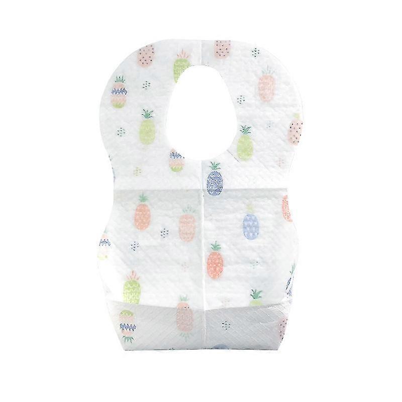 100pcs Bibs Childrens Thickened Saliva Towel Non Woven Pocket Bib
