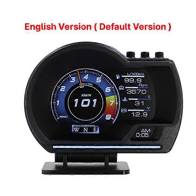 V60 HUD OBD+GPS Dual System Head Up Display Auto Display Smart Car HUD Gauge Digital Security Alarm Water&Oil Temp.