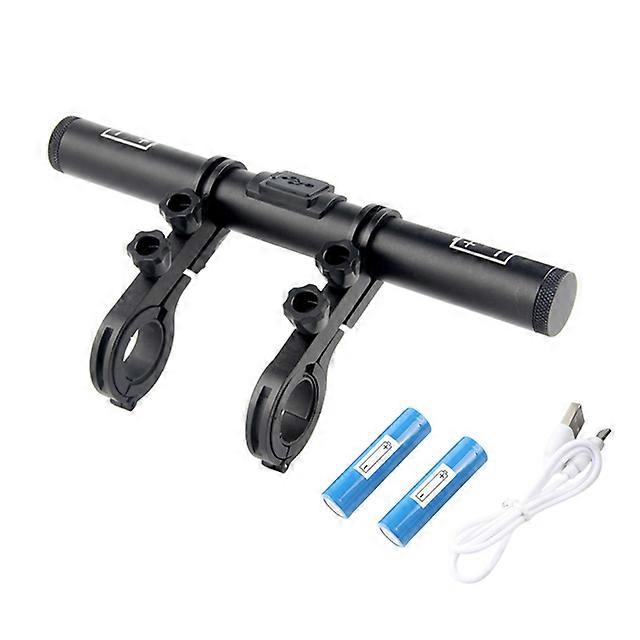 Bike Handlebar Extender USB Charging Power Bank Bicycle Lamp Flashlight Bracket Clamp Extension Support Holder Rack Cycling