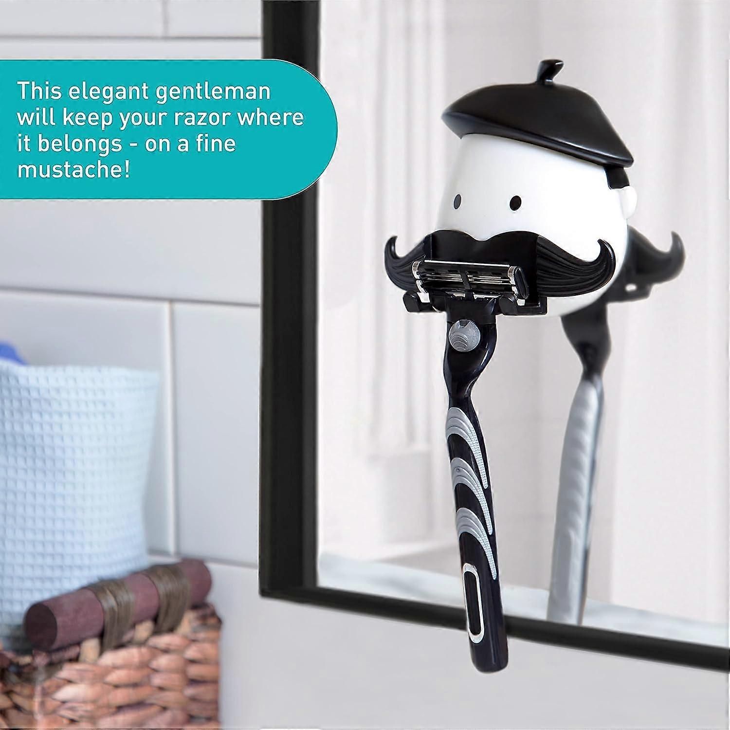 Mustache razor holder Creative gentleman beard razor holder