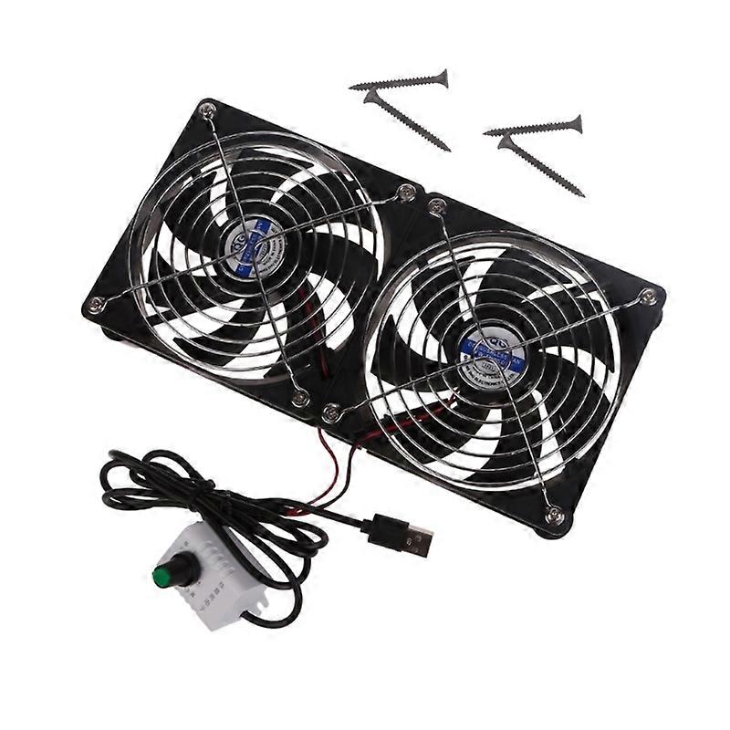 5V USB Powered 120mm Case Fan Adjustable Speed 2000PRM Gaming PC Cooling Fan