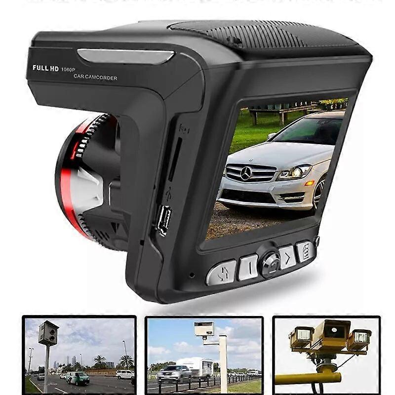 3 in1 Full HD 1080P Car Radar detector 2.4\