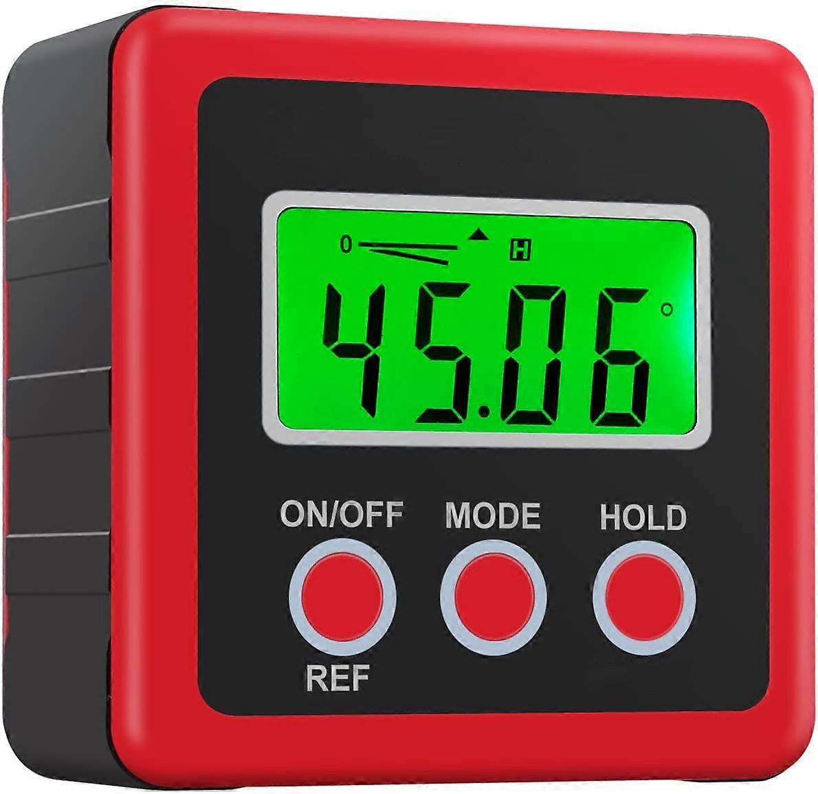 Angle Measurer Digital LCD Digital Goniometers Shell Chamfer Inclinometer Waterproof Protractor for Angle Measure Car Work