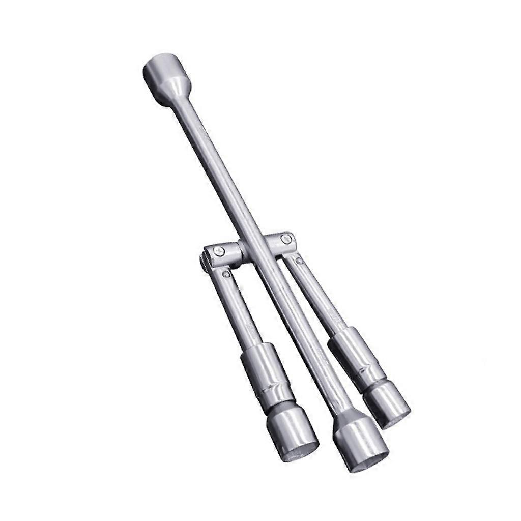 Universal Folding Lug Wrench 4 Way Metric Tire Cross Wrench Foldable Wrench